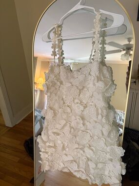 Tularosa White Floral mini dress